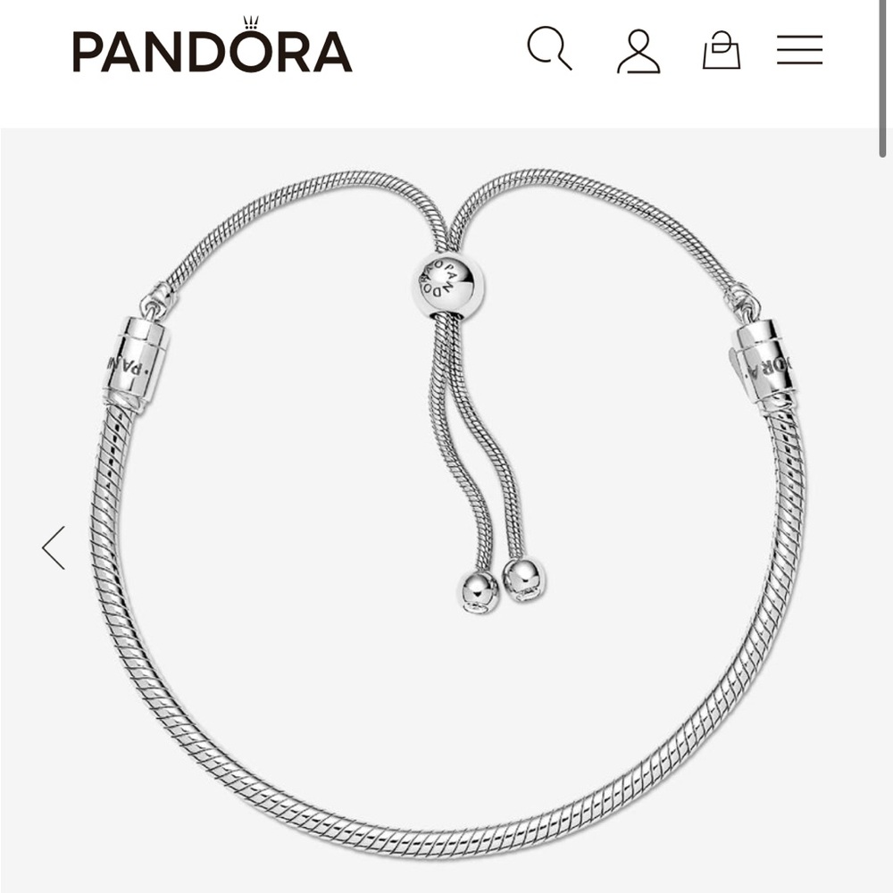 Pandora Silver Adjustable Bracelet